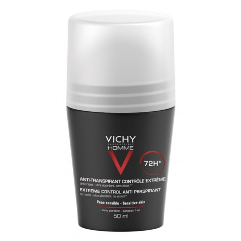 Vichy Homme Deodorante roll-on effetto lenitivo 48h