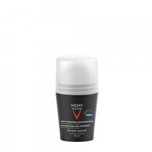 Vichy Homme Deodorante roll-on anti-traspirante effetto lenitivo 48h